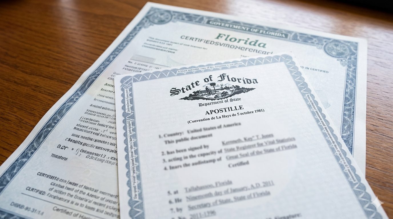 Reviewing documents for apostille eligibility in Hillsborough County